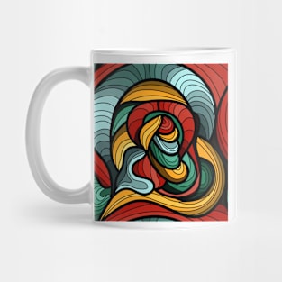 Abstract Art Curves Mug